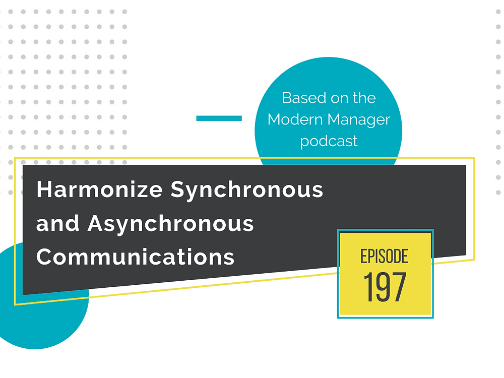 Harmonize Synchronous and Asynchronous Communications